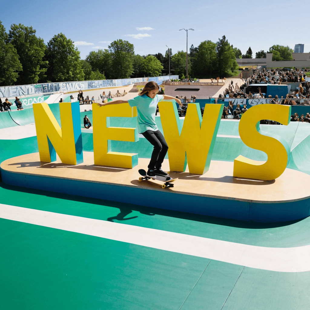 Generic skateboarding image